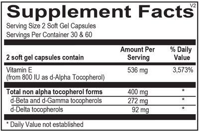 Vitamin E Tocopherols