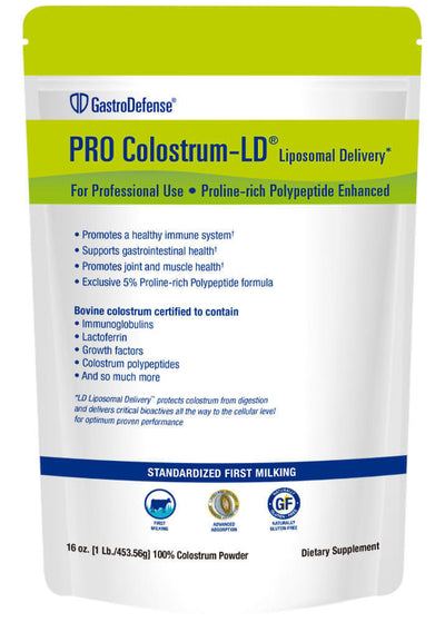 PRO Colostrum-LD® Powder - 5% PRP :: 16oz (454 grams) by  GastroDefense. Available for online purchase at  Formula For Health.